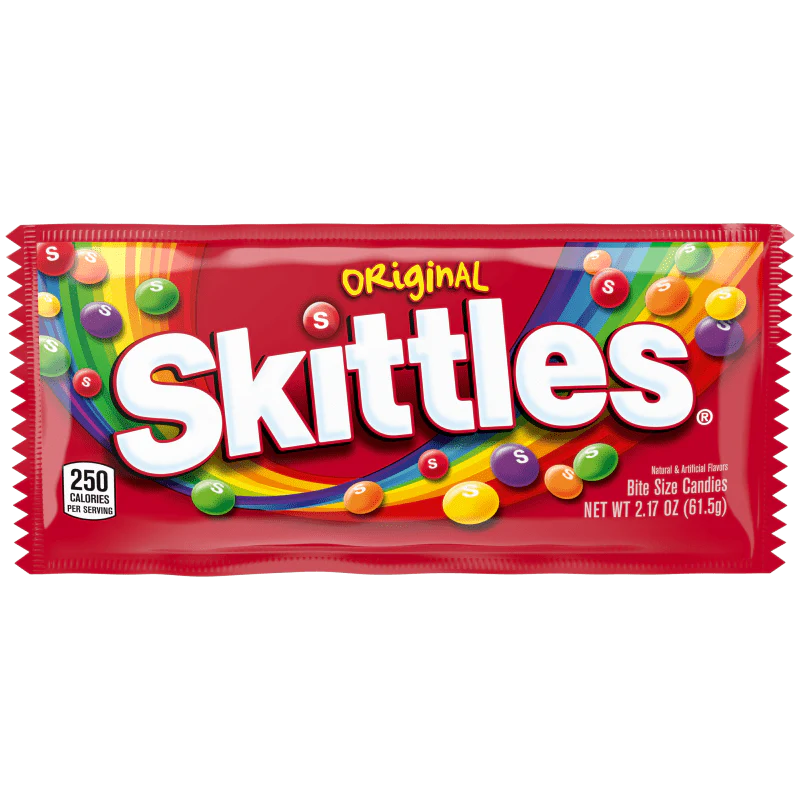 Skittles Candies - Original - 2.17oz Pouch