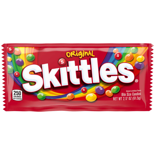 Skittles Candies - Original - 2.17oz Pouch