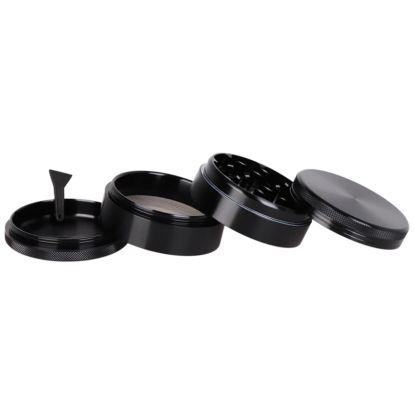 Blank Metal Grinder Black 4pc - 2.2"