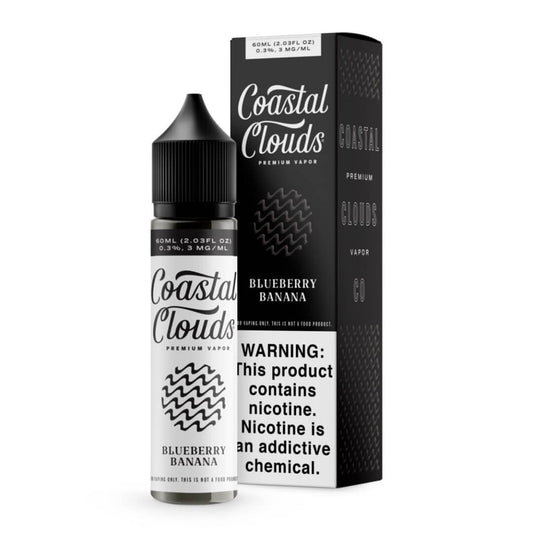 Coastal Clouds 5% 60ml Nicotine Vape Juice - Blueberry Banana