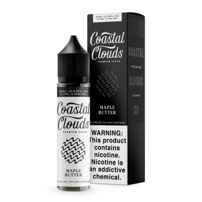 Coastal Clouds .3% 60ml Nicotine Vape Juice - Maple Butter