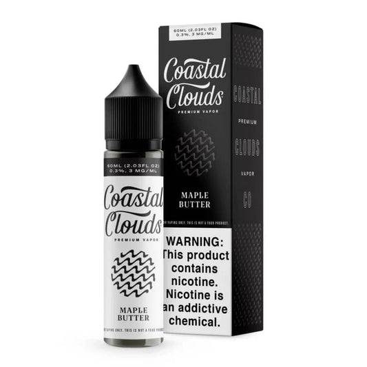 Coastal Clouds .3% 60ml Nicotine Vape Juice - Maple Butter
