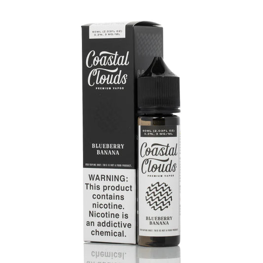 Coastal Clouds .3% 60ml Nicotine Vape Juice - Blueberry Banana