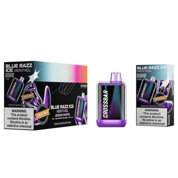 Crossbar 20K Nicotine Vape - Blue Razz Ice Menthol