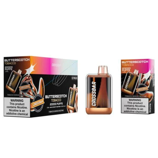 Crossbar 20K Nicotine Vape - Butterscotch Tobacco