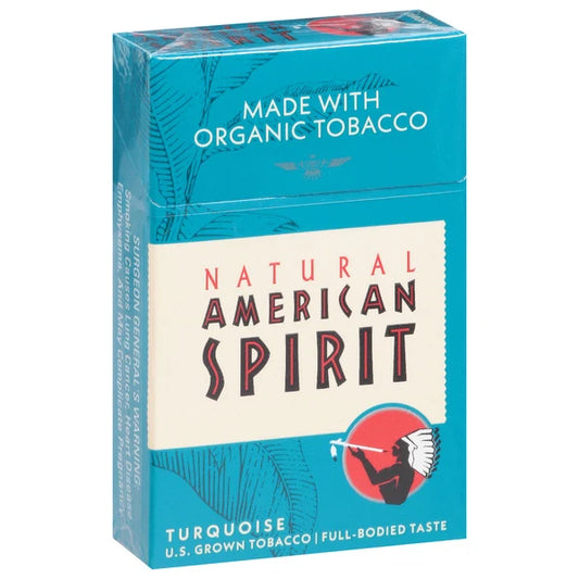 American Spirit Cigarettes - Turquoise - Organic