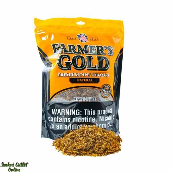 Farmer's Gold Pipe Tobacco Natural 1lb Bag
