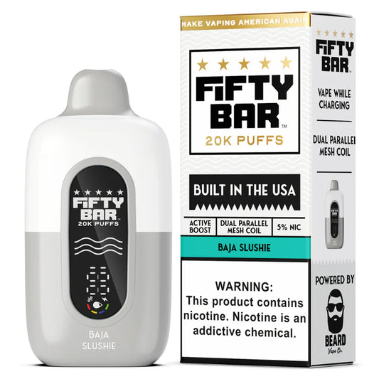 Fifty Bar 20K Puff Disposable Vape - Baja Mango
