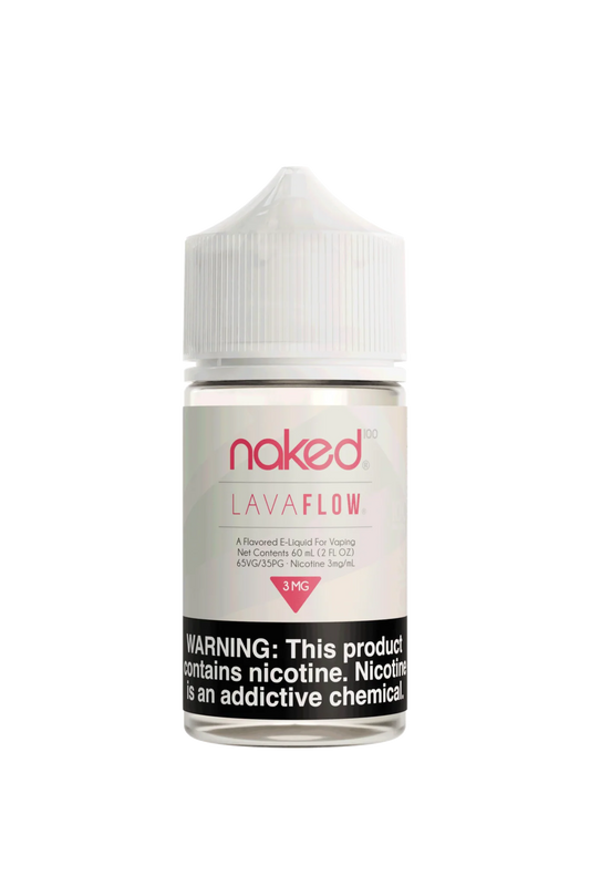 Naked 3mg/60ml Nicotine Vape Juice - Lava Flow