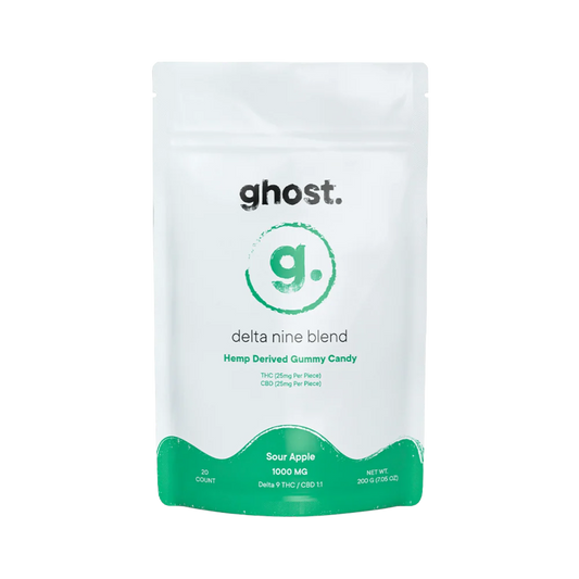 Ghost - Delta 9 Blend Gummy - Sour Apple - 20ct 1000mg total