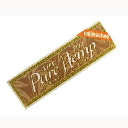 Pure Hemp Rolling Papers Unbleached King Size