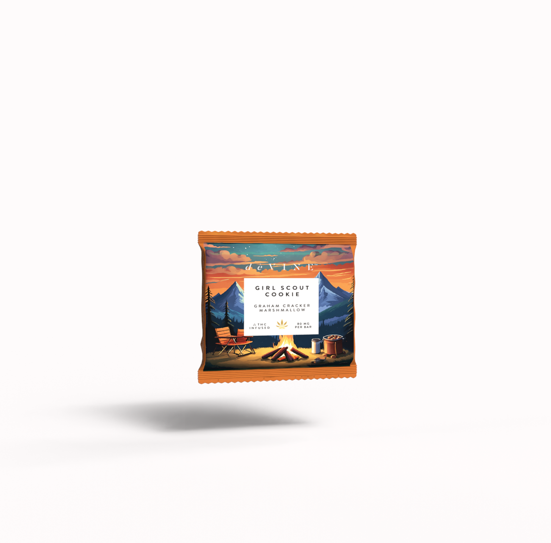 deVINE 80mg D9 Chocolates - Girl Scout Cookies - Graham Cracker Marshmallow