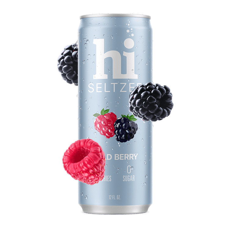 Hi Seltzer 5mg THC Wild Berry Seltzer