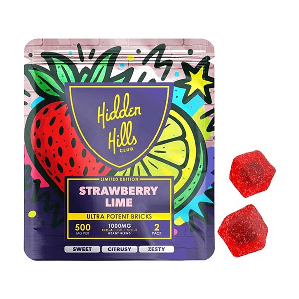 Hidden Hills Heady Blend | 1000mg  | Strawberry Lime