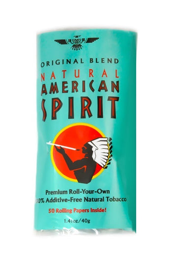 American Spirit Pouch - Light Blue - Original Blend - 1.41 oz