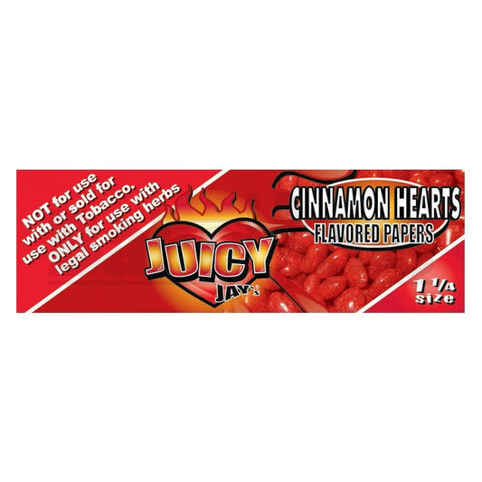 Juicy Jay Cinnamon Hearts - 1 1/4