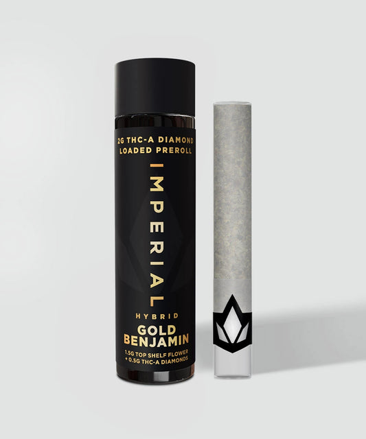 Imperial 2g THC-A Loaded Preroll Gold Benjamin Hybrid