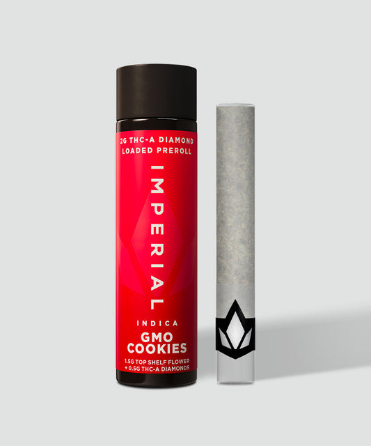 Imperial 2g THC-A Loaded Preroll GMO Cookies Indica