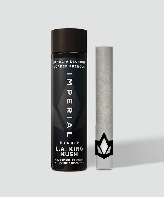 Imperial 2g THC-A Loaded Preroll LA King Kush Hybrid