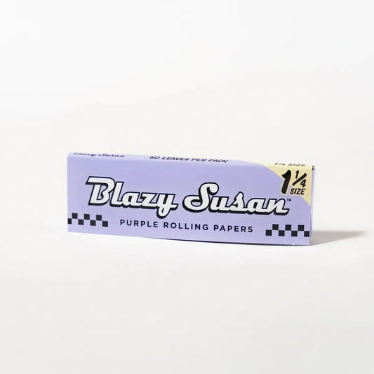 Blazy Susan Purple Rolling Papers - 1 1/4"