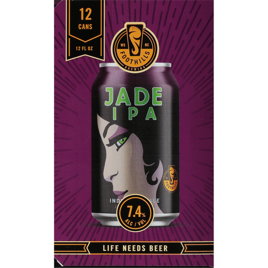 Foothills Jade - IPA - 12 oz