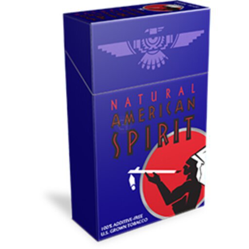American Spirit Cigarettes - Dark Blue - US grown Tobacco - Full Bodied Taste - 20pk