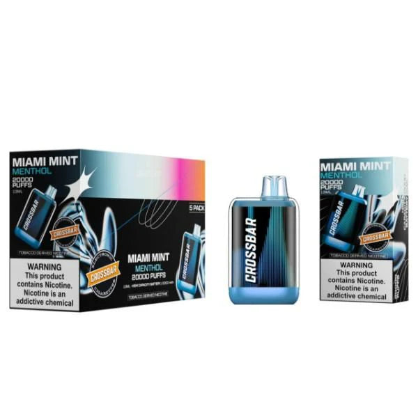 Crossbar 20K Nicotine Vape - Miami Mint Menthol