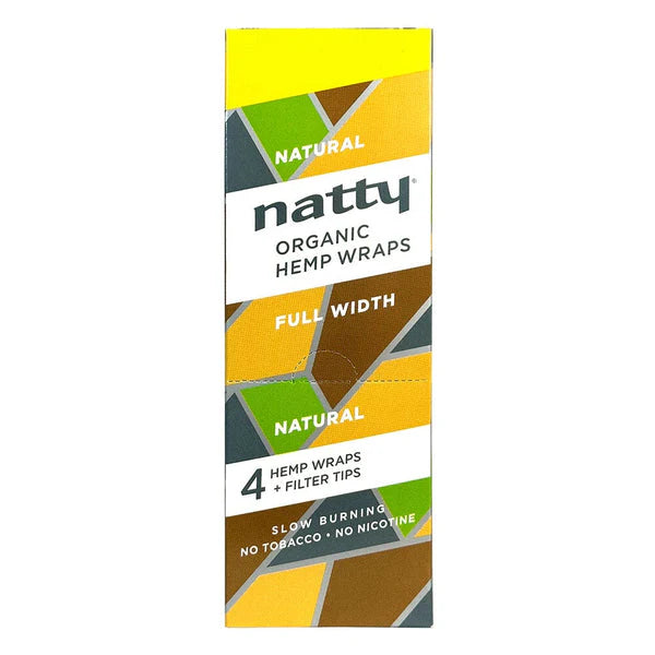 Natty Hemp Wrap - Natural - 4pk