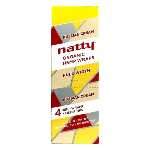 Natty Hemp Wrap - Russian Cream - 4pk