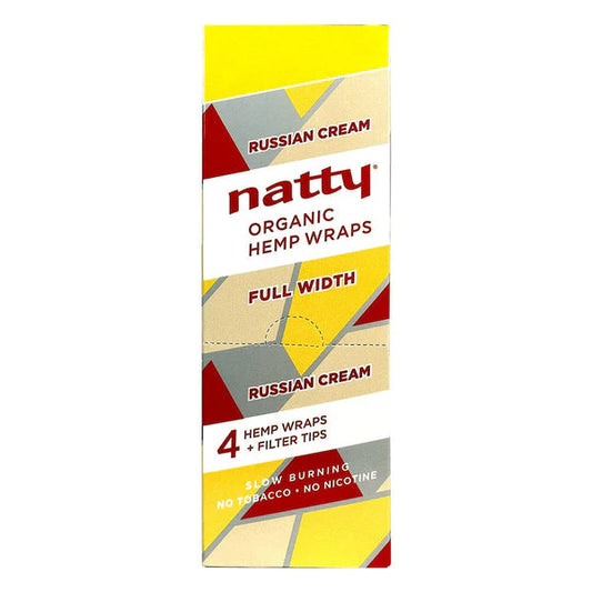Natty Hemp Wrap - Russian Cream - 4pk