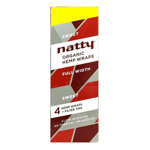 Natty Hemp Wrap - Sweet - 4pk