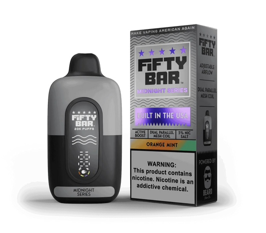 Fifty Bar 20K Puff Disposable Vape - Orange Mint