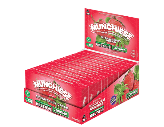 Munchies Strawberry Dream Froot Jam 1000MG Gummies