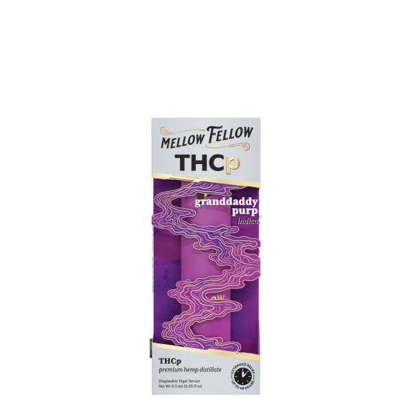 Granddaddy Purp (Indica) THCp Disposable 0.5G Mellow Fellow