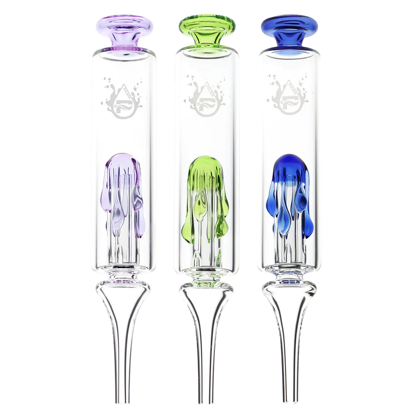 Pulsar Honey Drip Glass Dab Straw - 7.5"
