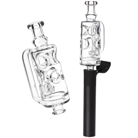 Incycler Bubbler Glass Mouthpiece Attachment for Puffco Pivot - Clear