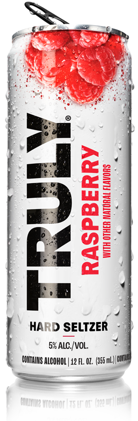 Truly Raspberry Truly Hard Seltzer - Raspberry – Smokey Mountain Glass