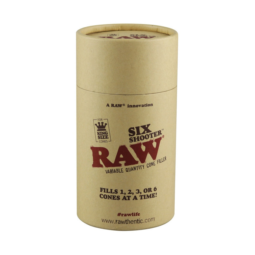 Raw Six Shooter Variable Quantity Cone Filler - King Size