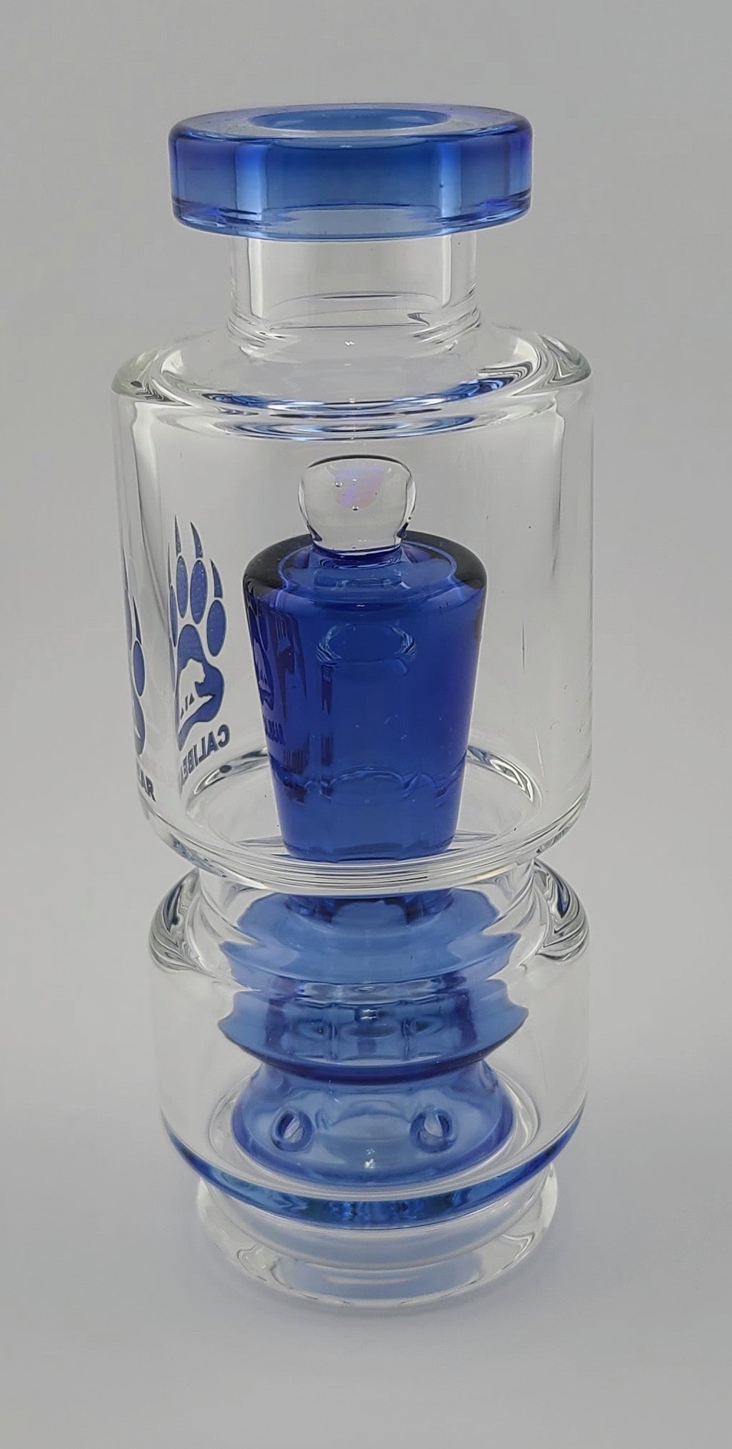 Color Straight Showerhead Puffco Peak Top w Inset Marble Rig