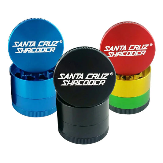 Santa Cruz Shredder Small Grinder - Gun Metal 4pc - 1.6"