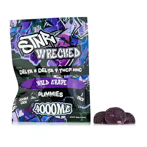 STNR Wrecked Gummies - Wild Grape