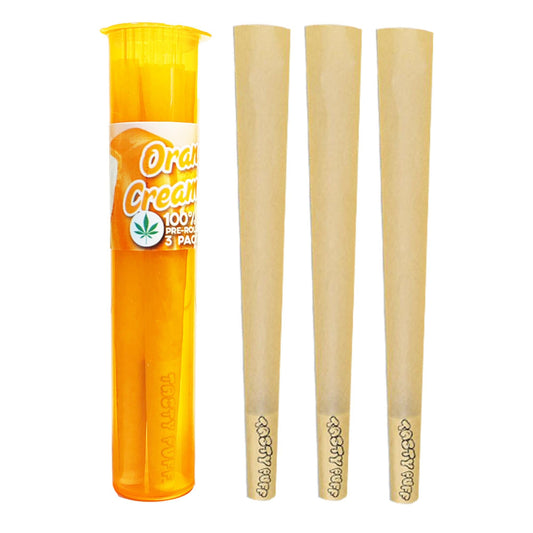 Tasty Puff with Tasty tip Cone - Orange Cream - 3pk