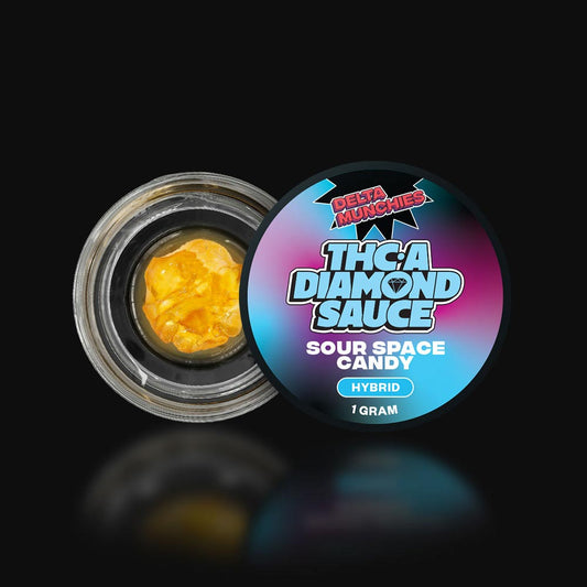 THC-A Diamonds and Sauce Dabs Grape Runtz 1G