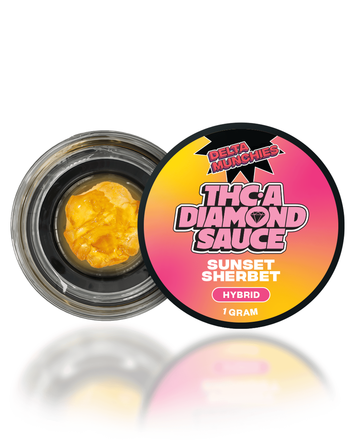 THC-A Diamonds and Sauce Dabs Sunset Sherbet 1G