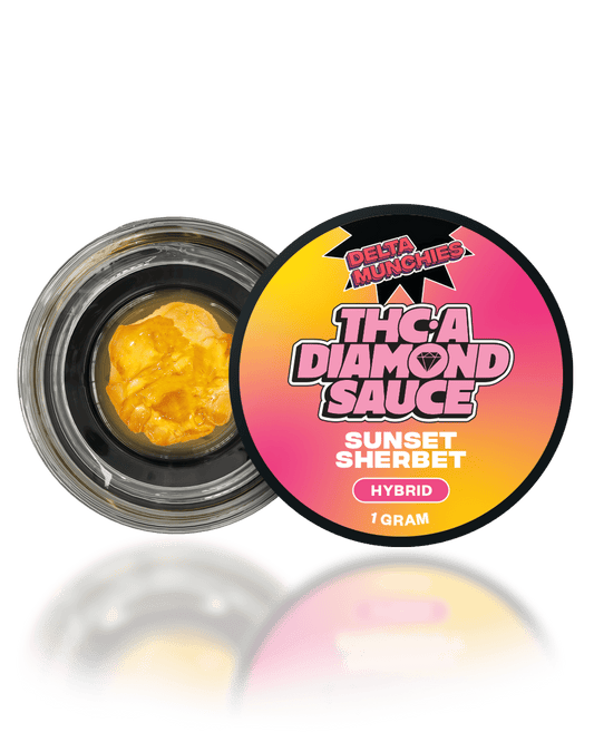 THC-A Diamonds and Sauce Dabs Sunset Sherbet 1G