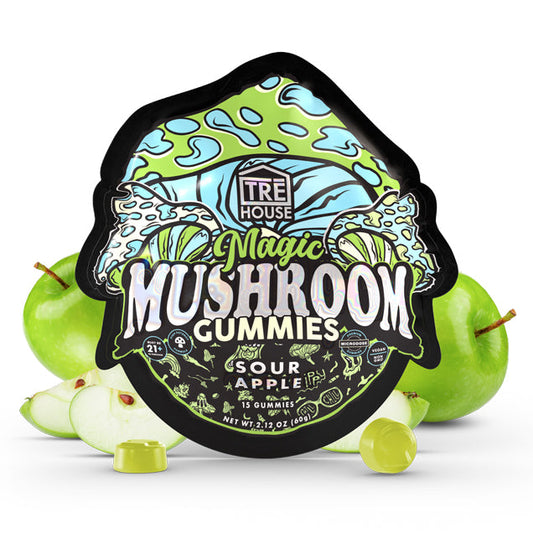 TreHouse Mushroom Gummies Sour Apple