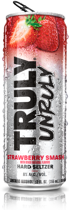 Truly Hard Seltzer Unruly - Strawberry Smash